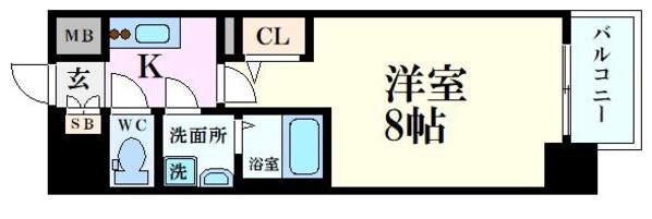 玉川駅 徒歩1分 2階の物件間取画像